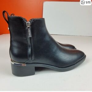 Black Ankle Boots for Women Calvin Klein 6M